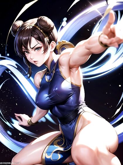Chun Li from Street Fighter Gets Wild in Steamy Hentai Wallpaper Action