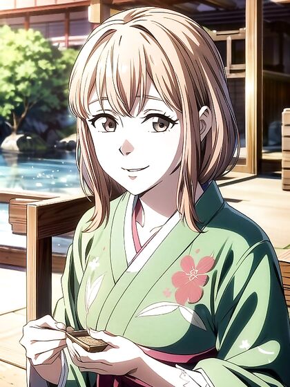 Japanese Village Backdrop Adds Charm to Happy Hentai Screencaps