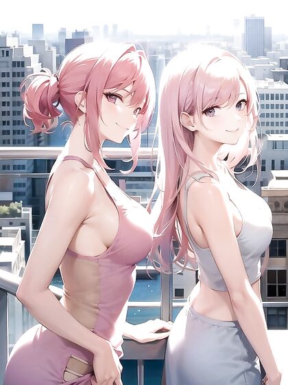 Hot Tight Top Action on the Balcony in Happy Hentai Bliss