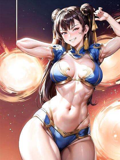 Chun Li from Street Fighter Teases in Mischievous Hentai Wallpapers