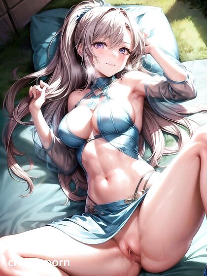 Sunny with Ponytail Stares into Camera for Intense Hentai Pleasure