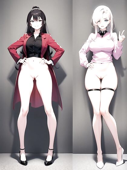 Soft Pastel hentai featuring Detailed Vagina and Anal Pleasure Image