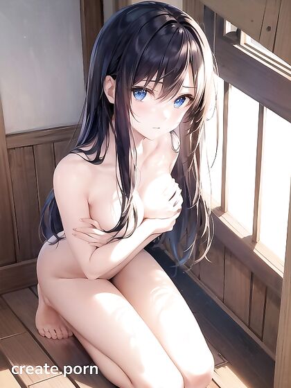 Pale-Skinned Beauty with Curvy Assets Seduces in Hentai AI Image