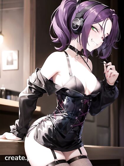 Seductive Green-Themed Night Fantasies in Tight Thongs Hentai Ai Pleasure
