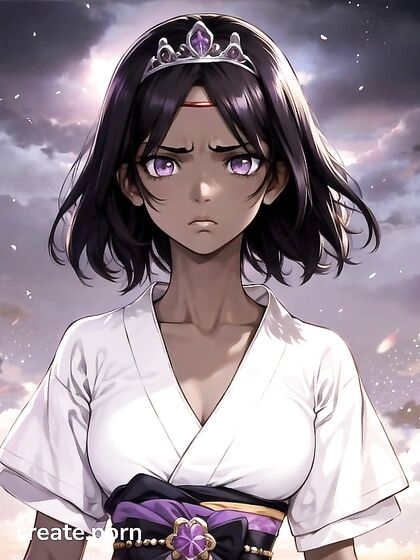 Dark-Skinned Beauty with Bobcut andSmall Breasts Enjoys Intense Hentai Pleasure