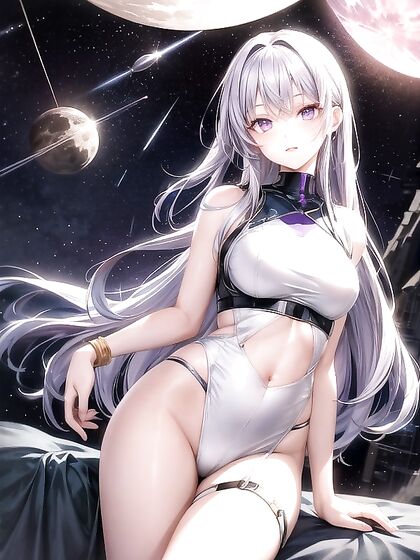 Soft Pastel Dreams - Erotic Space Adventures in Hentai Hentai AI Image