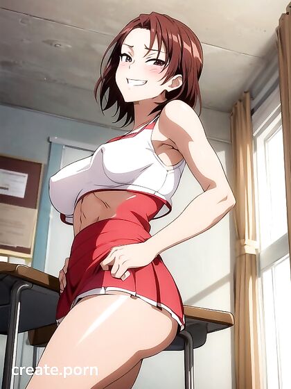 Sunny Shows Off Her Perfect Medium Breasts in Sexy Hentai AI Image