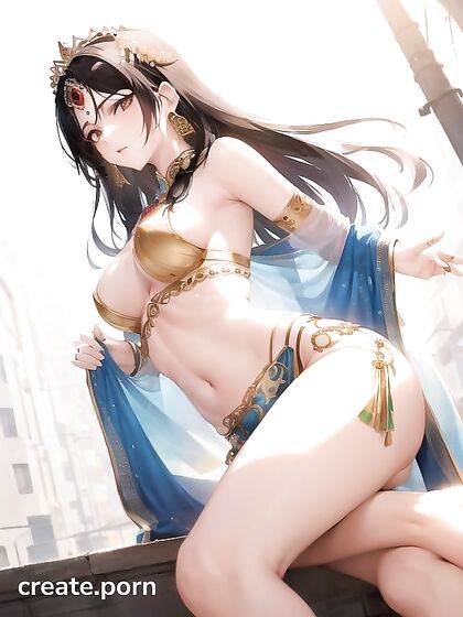 Large Breasts and Side-On Action in Intense Hentai Waist Shots