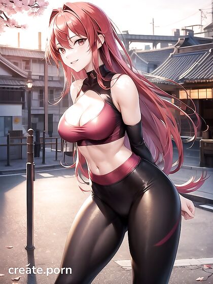 Waist-Shot Cosplay Fantasy in HD Hentai Wallpapers