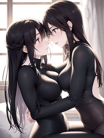 Intimate Embrace - Hyper-Realistic Hentai AI Porn with Emotional Depth and Soulful Gazes