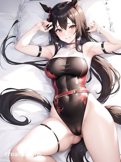 Detailed White-Haired Strong Woman in Anime Realism for Intense Hentai Pleasure