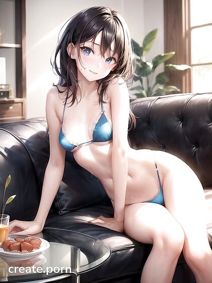 Cute Skinny Girl 18+ Exploring Intimate hentai Pleasures with AI