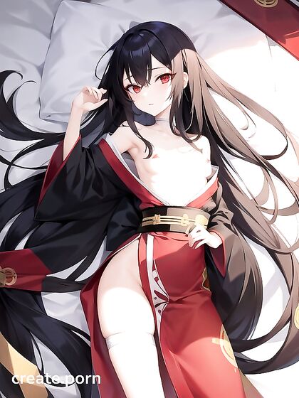 Black-Haired Beauty Bound in Bandages for Intense Hentai Pleasure