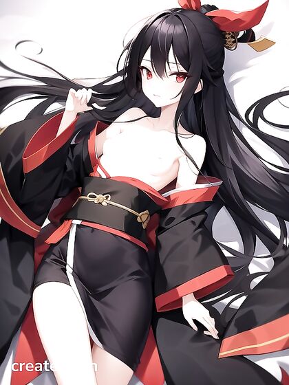 Kimono-Wrapped Beauty Bound in Bandages for Seductive Bottom-Up Hentai Pleasure
