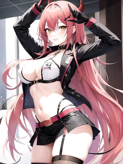Devil Girl 18+ Subbubus Teased and Pleasured in Seductive Hentai AI Image