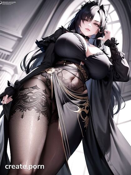 Medium Breasts and Curvy Hips Featured in Seductive Hentai Wallpapers