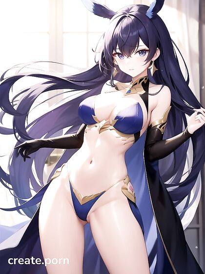 Glistening Gemstone Body Seduction in Sensual Hentai AI Image