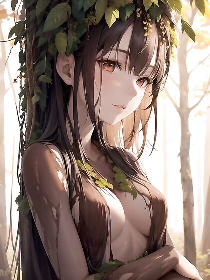Nude Forest Spirit in High-Resolution Hentai AI Porn Fantasies