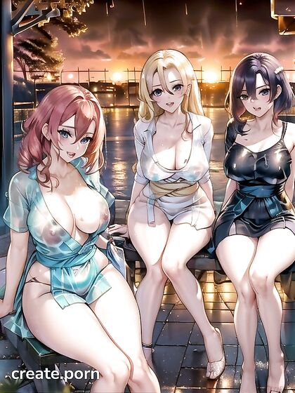 Massive Boobs and Seductive Waist Shots in Steamy Hentai AI Image