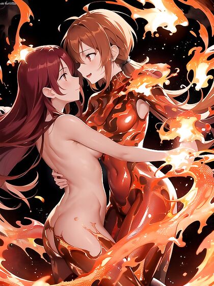 Flame Sprites Dance in Passionate Face-to-Face Hentai Encounter