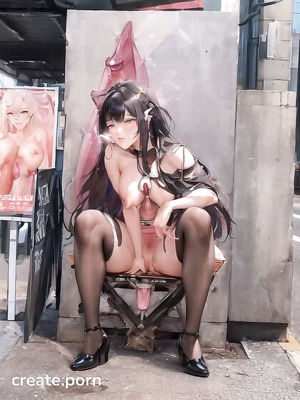 Mall Sex Fantasy - Giant Clit and Swollen Labia in Detailed Hentai Portraits