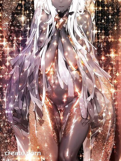 Glitter-Covered Nude Seductress with Multiple Arms inSTEAMY Hentai AI Image
