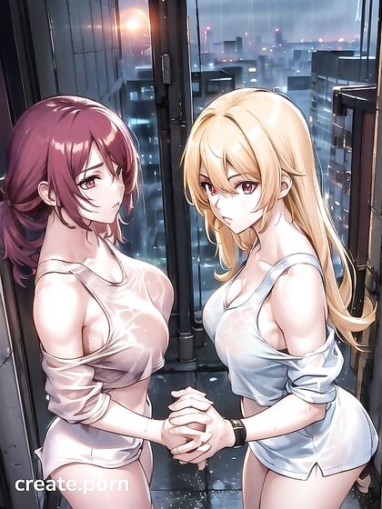Sunset Vibes in a Neon-Drenched Cyberpunk City Hentai Adventure