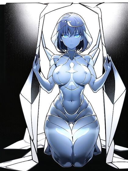 Glass Sculpture With Extra Limbs Twisted in Erotic Hentai Passion