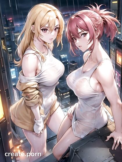 Multicolored Manga Goddesses with Large Breasts in Explosive Hentai Adventures