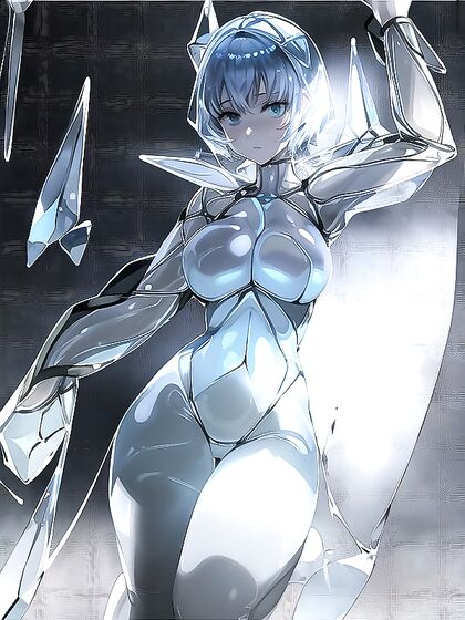 Holographic Seduction - Transparent Holo-Girl 18+ Reveals All in Dark Room Hentai