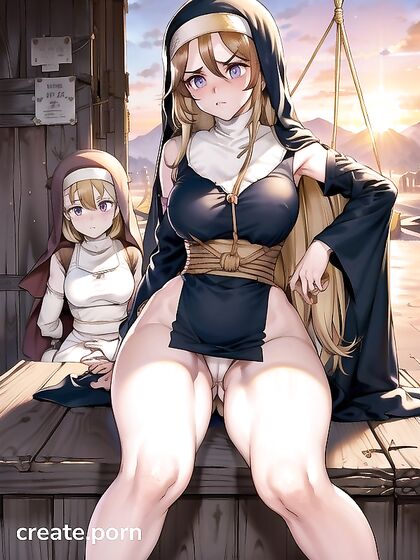 Two Brunettes Engage in Steamy Colored Manga Hentai AI Image