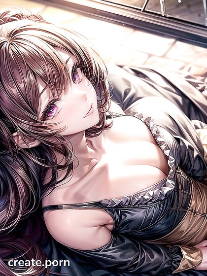 Purple-Eyed Beauty Drenched in Rain for Intense Hentai Pleasure