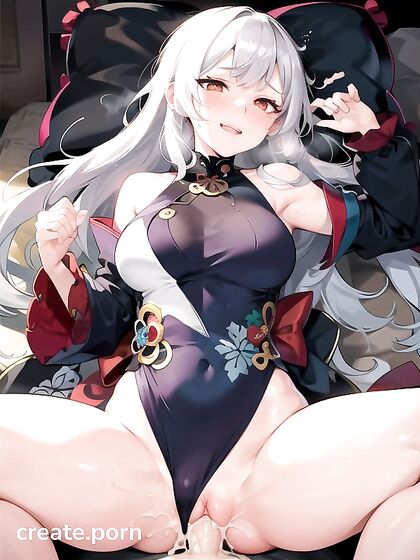Horny Hentai Chick Shows Off Her Rounded Ass Before a Juicy Cumshot