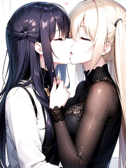 Passionate Kissing Image in Seductive Hentai AI Porn Videos