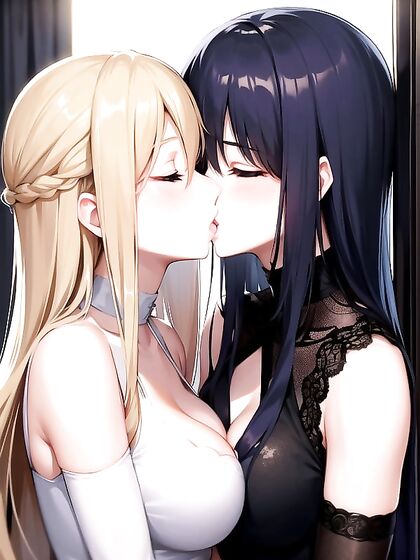 Intense Kissing Image in Hentai AI Porn