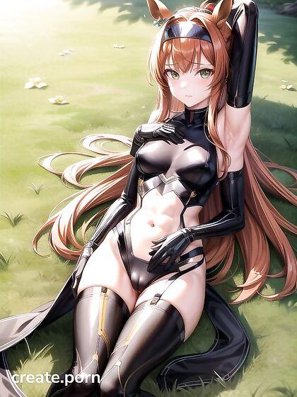 Orange-Haired Cutie with Small Ass Gets Blunt Bangs in Steamy Hentai AI Image