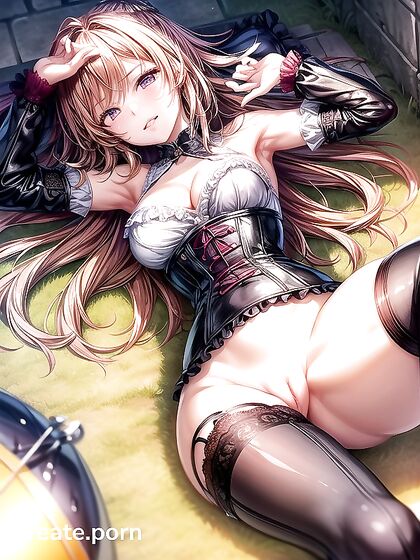 Skinny Soldier Gets Drenched in Raining Military Hentai AI Image