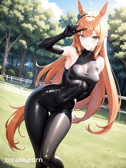 Horse-Tailed Beauty with Animal Ears in Masterpiece Hentai Pleasure