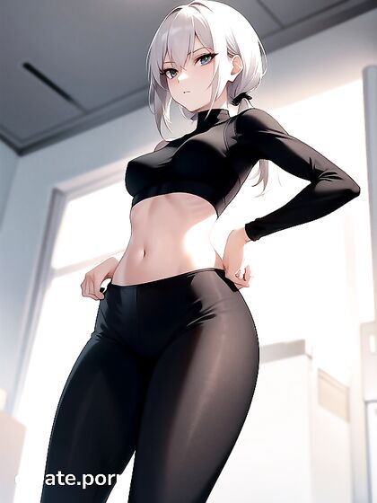 Sporty Seduction - Hot leggings and Tight Sport Bra inSTEAMY Hentai AI Image