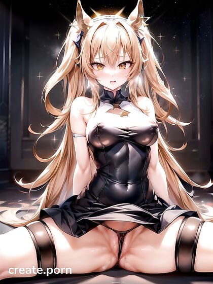 Ultra-Detailed Hentai AI Porn Featuring Glittered Hair and Mesmerizing Green Eyes