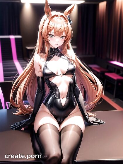 Horse Girl 18+ with Green Eyes and Long Hair Rides into Hentai Ecstasy