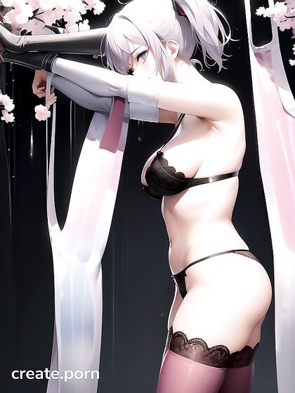 Rainy Day Boob Grabbing Fun in Steamy Hentai AI Image