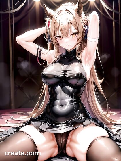 Cute Animal Ears and Perfect Splits in Seductive Game CG Hentai AI Image