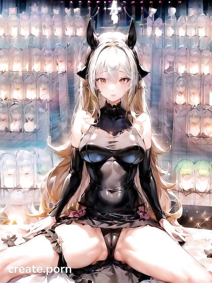 Green-Eyed Seductress Reveals Her CamelToe in Steamy Hentai AI Image