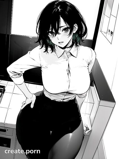 Brown-Eyed Green-Skinned Beauty Takes It Top-Down in Steaming HOT Hentai AI Image