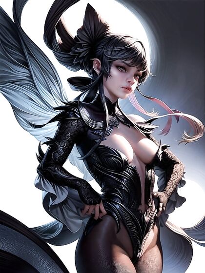 Explore Ultra-Detailed Official Art with Sharp-Focus Hentai Pleasure