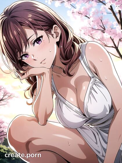 Sakura Garden Seduction - Natural Breasts and Passionate Encounters