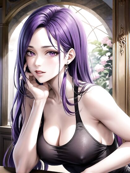 Perfect Lighting Enhances K's Pleasure in Easy Negative Hentai AI Image