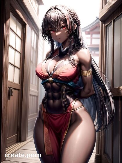 Long-Length Standing Sex Image with Detailed hentai Characters in AI Porn