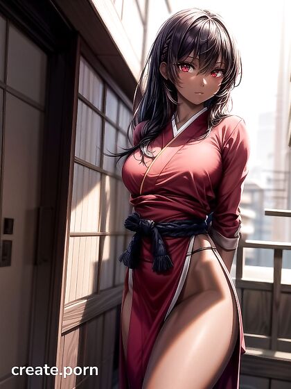 Long-Length Detailed Image with Dark-Skinned Characters in Seductive Hentai